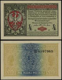 1/2 marki polskiej 9.12.1916, Generał, seria B 0