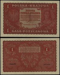 1 marka polska 23.08.1919, seria I-BV 527425, dr