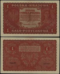 1 marka polska 23.08.1919, seria I-BV 527427, le
