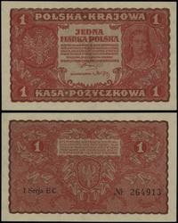1 marka polska 23.08.1919, seria I-EC 264913, le