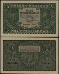 5 marek polskich 23.08.1919, seria II-BG 538582,