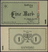 1 marka 15.05.1940, seria A, numeracja 250512, p