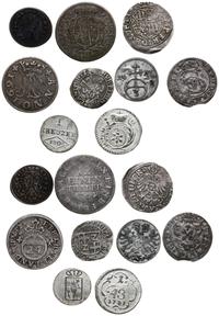 zestaw 9 monet, w skład zestawu wchodzą: 1 krajc