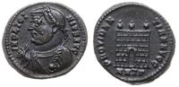 follis 317, Heraclea, Aw: Popiersie cesarza w le