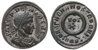 follis 321, Akwilea, Aw: Popiersie cesarza w pra