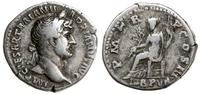 denar 119-125, Rzym, Aw: Głowa cesarza w prawo i