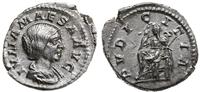 denar 218-224, Rzym, Aw: Popiersie cesarzowej w 