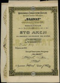 Polska, 100 akcji po 216 marek polskich, 1923