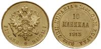 10 marek 1913, Helsinki, złoto 3.22 g, pięknie z