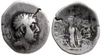 drachma, Aw: Głowa króla w prawo; Rw: Atena stoj