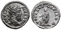 denar 202-210, Rzym, Aw: Głowa cesarza w prawo, 