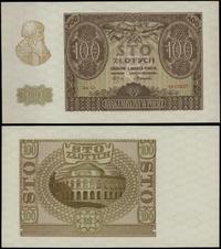 100 złotych 1.03.1940, seria D, numeracja 661583
