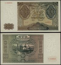 100 złotych 1.08.1941, seria A, numeracja 916631