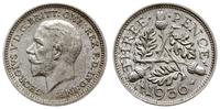 3 pensy 1936, srebro, piękne, Seaby 4042, KM 831
