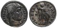 follis 327-328, Konstantynopol, Aw: Głowa cesarz