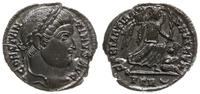 follis 323-324, Trewir, Aw: Popiersie cesarza w 