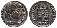 follis 326-328, Tessaloniki, Aw: Głowa cesarza w