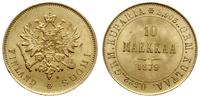 10 marek 1879 S, Helsinki, złoto 3.22 g, piękne,