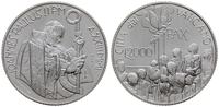 2.000 lirów 2001, Rzym, srebro, moneta w orygina