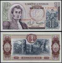 10 peso 7.08.1980, numeracja 71947815, piękne, P