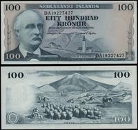 100 koron 29.03.1961, seria DA, numeracja 192274