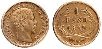 1 peso 1859, złoto 1.67 g