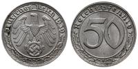 50 fenigów 1939 D, Monachium, niewielkie rysy na