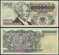 2.000.000 złotych 16.11.1993, seria A 0092671, w