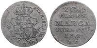 Polska, półzłotek (2 grosze srebrne), 1767 FS
