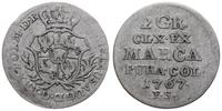 półzłotek (2 grosze srebrne) 1767 FS, Warszawa, 