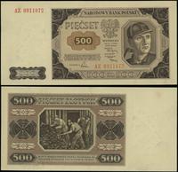 500 złotych 1.07.1948, seria AZ 0911072, złamane