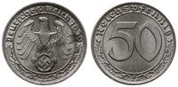 50 fenigów 1939 E, Muldenhütten, pięknie zachowa
