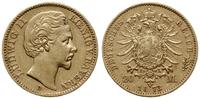 20 marek 1873 D, Monachium, złoto 7.93 g, AKS 18