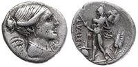 denar 108-107 pne, Rzym, Aw: Popiersie uskrzydlo