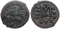 Bizancjum, follis, 547-548