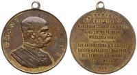 Polska, medal wybity z okazji manewrów cesarskich w okolicy Lwowa w roku 1903. Aw:..