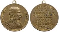 Polska, medal wybity z okazji manewrów cesarskich w okolicy Cieszyna w roku 1906. ..