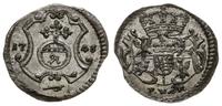 halerz 1746 FWôF, Drezno, moneta w delikatnej pa
