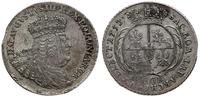 dwuzłotówka (8 groszy) 1753 EC, Lipsk, odmiana z
