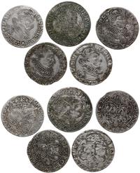 Polska, lot 5 x szóstak, 1624, 3 x 1625, 1627