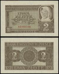 2 złote 1.08.1941, seria AG, numeracja 6431195, 