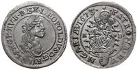 6 krajcarów 1673 KB, Kremnica, moneta w pięknym 