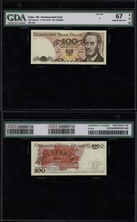 100 złotych 17.05.1976, seria BA, numeracja 7323