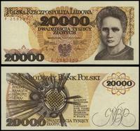 20.000 złotych 1.02.1989, seria F, numeracja 258