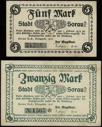 Brandenburgia, 5 i 20 marek, 1918, ważne do 1.02.1919