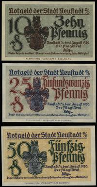 Śląsk, 10, 25 i 50 fenigów, 1.08.1920