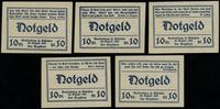 Śląsk, 5 x 10 fenigów, 20.08.1921