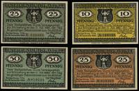 10, 2x25 i 50 fenigów 22.09.1920, różne odmiany 