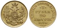 Polska, 3 ruble = 20 złotych, 1838 ПД СПБ