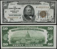50 dolarów 1929, seria J00192970A, banknot parok